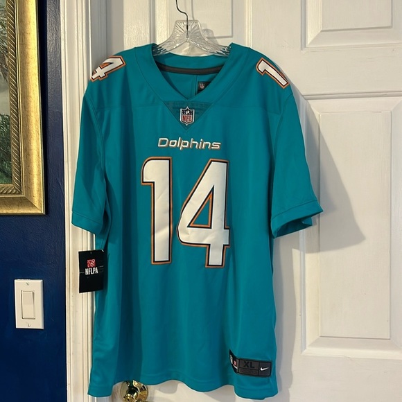 NWT Men’s Official Merchandise Nike Jarvis Landry Miami Dolphins Football Jersey - Picture 1 of 10